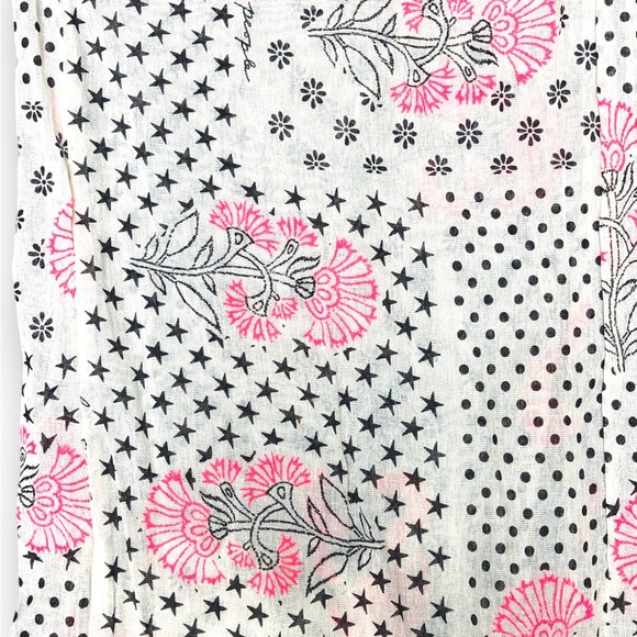 Free People Boho Print Gauze Reusable Tote Bag - Picture 2 of 3